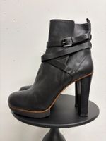 Tod`s hohe Stiefeletten schwarz Leder 40.5 Plateau